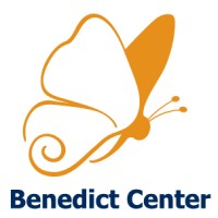 An orange butterfly logo with 
